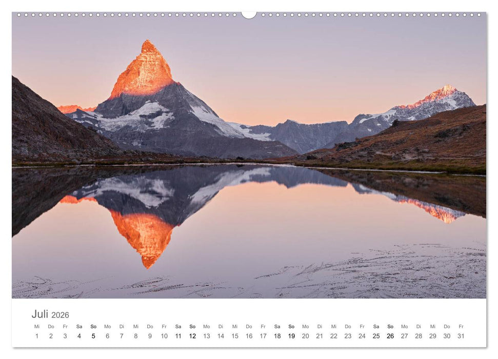 Die Schönheit der Alpen (CALVENDO Premium Wandkalender 2026)