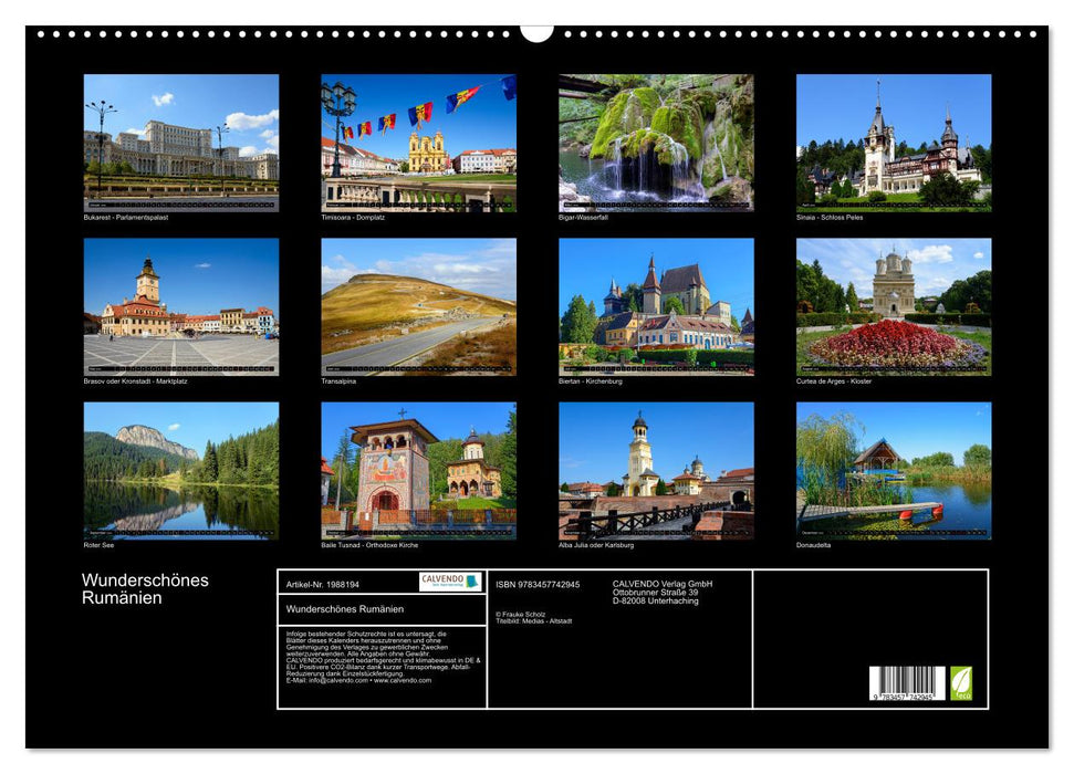 Wunderschönes Rumänien (CALVENDO Wandkalender 2026)
