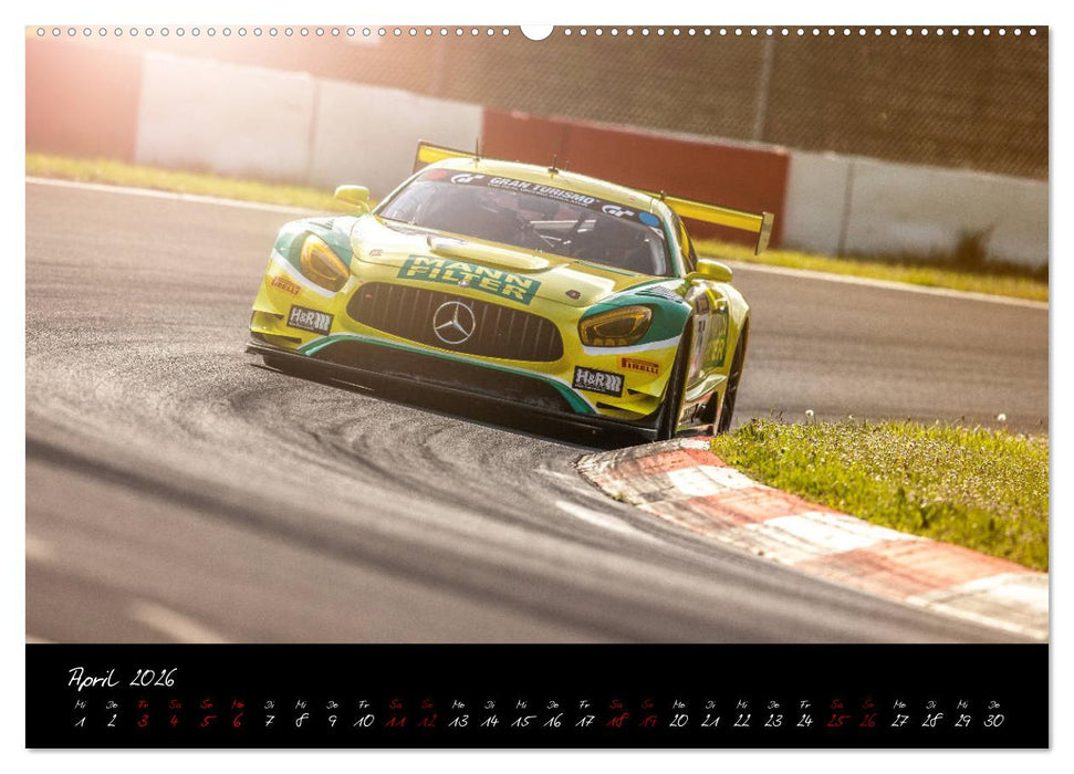 Emotions on Track - Langstreckenmeisterschaft am Nürburgring - GT3 (CALVENDO Premium Wandkalender 2026)