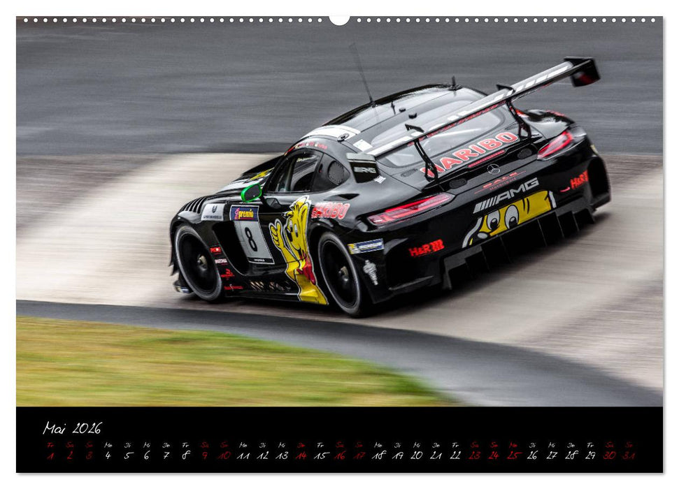 Emotions on Track - Langstreckenmeisterschaft am Nürburgring - GT3 (CALVENDO Premium Wandkalender 2026)