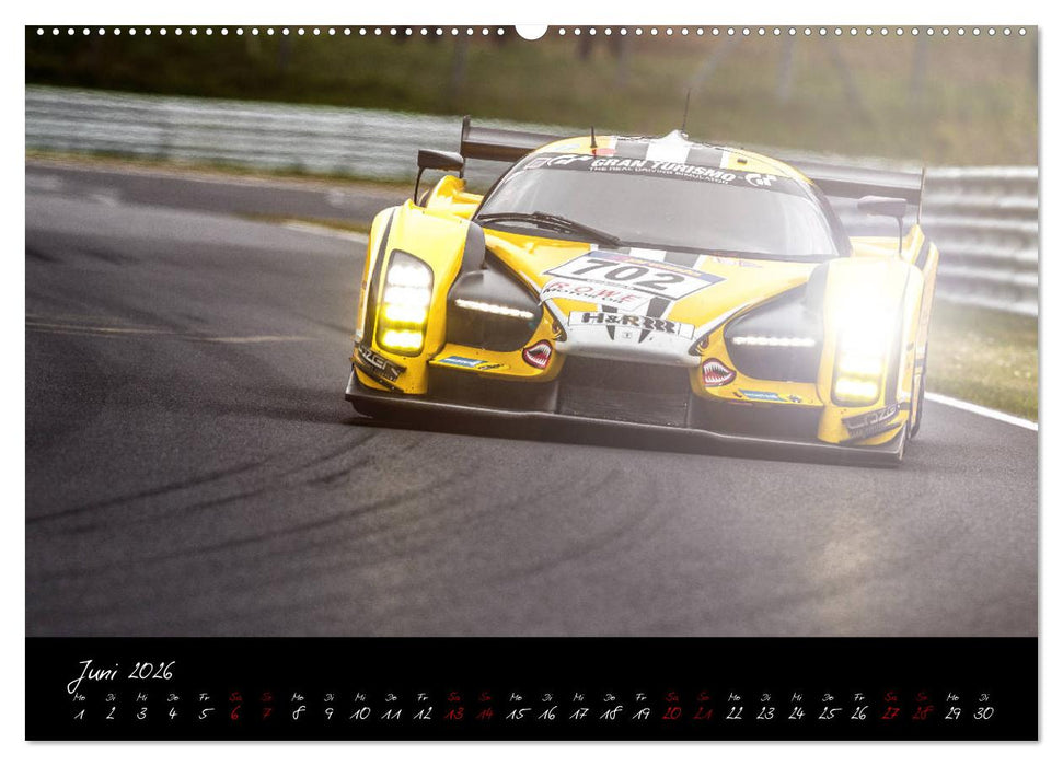 Emotions on Track - Langstreckenmeisterschaft am Nürburgring - GT3 (CALVENDO Premium Wandkalender 2026)
