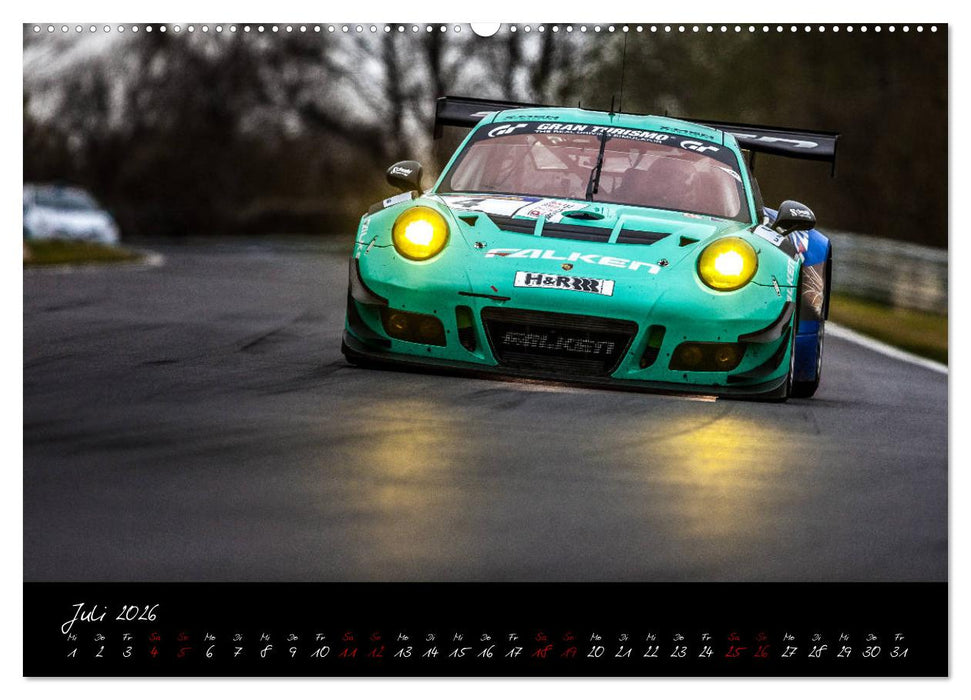 Emotions on Track - Langstreckenmeisterschaft am Nürburgring - GT3 (CALVENDO Premium Wandkalender 2026)