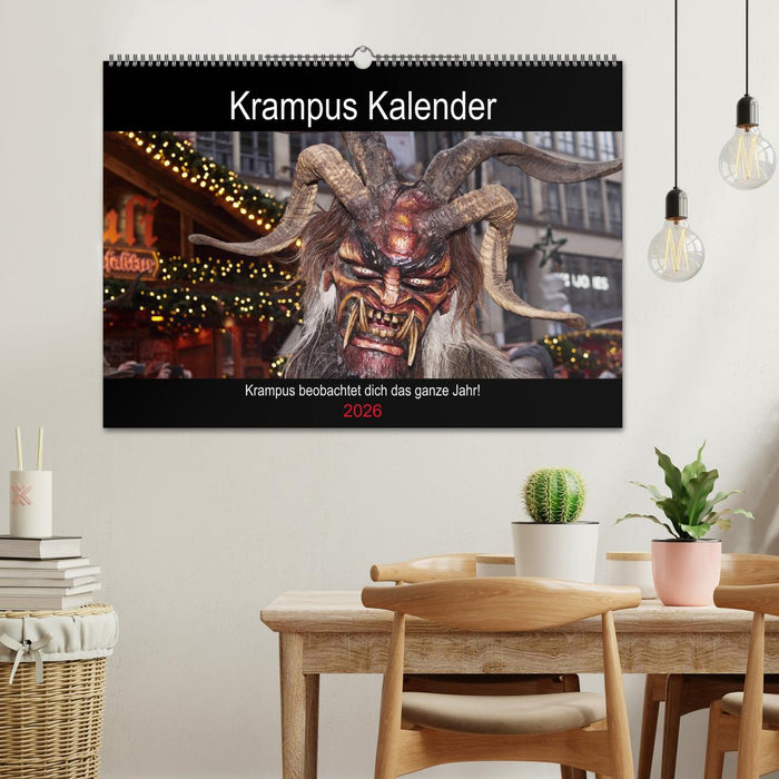 Krampus Kalender 2026 (CALVENDO Wandkalender 2026)