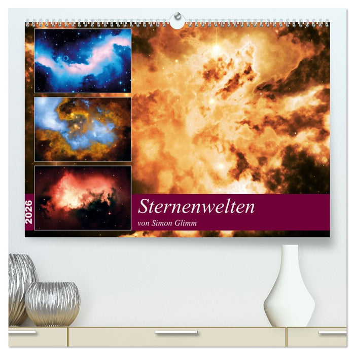 Sternenwelten (CALVENDO Premium Wandkalender 2026)