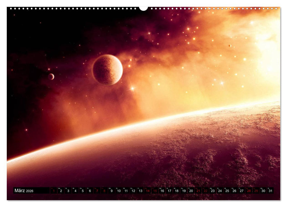 Sternenwelten (CALVENDO Premium Wandkalender 2026)