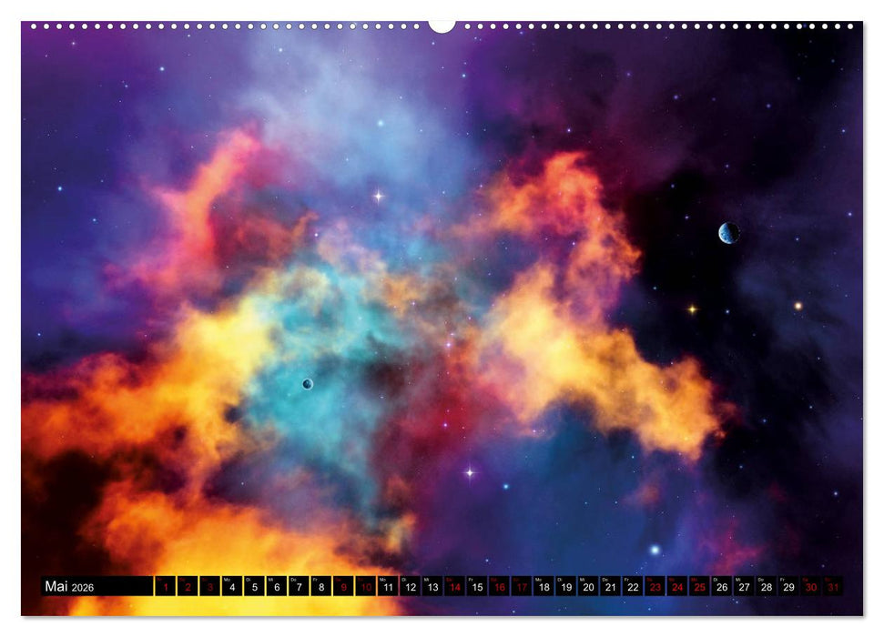 Sternenwelten (CALVENDO Premium Wandkalender 2026)
