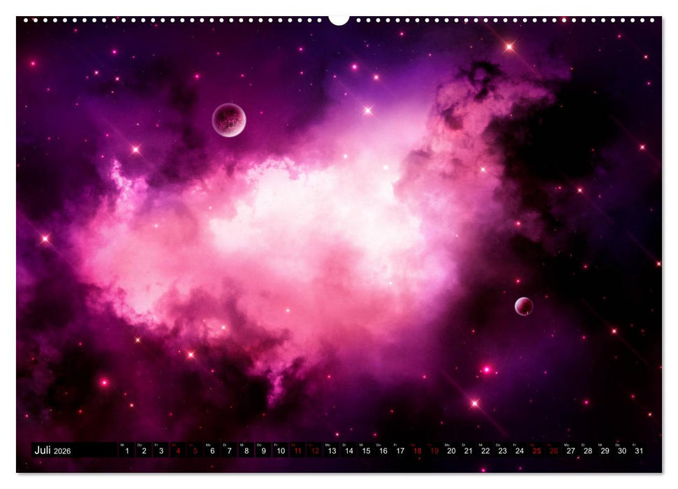 Sternenwelten (CALVENDO Premium Wandkalender 2026)