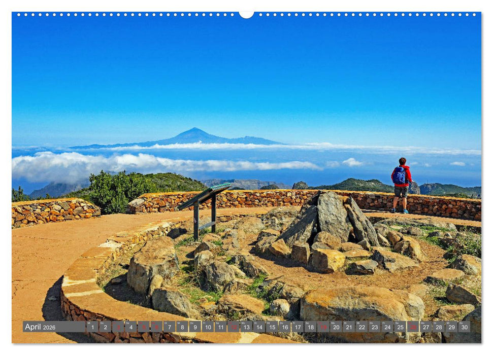 Wandern auf La Gomera (CALVENDO Wandkalender 2026)