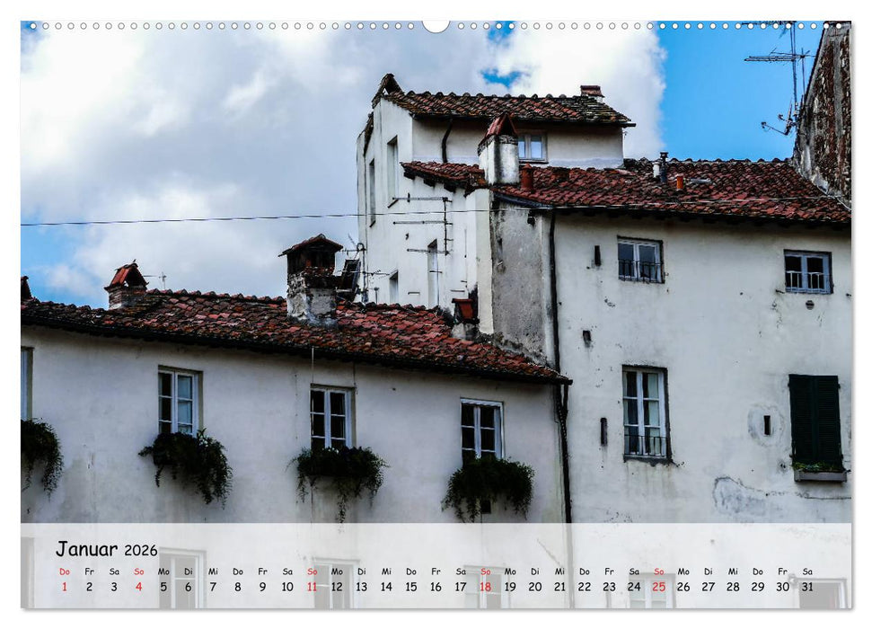 Bezauberndes Lucca (CALVENDO Premium Wandkalender 2026)