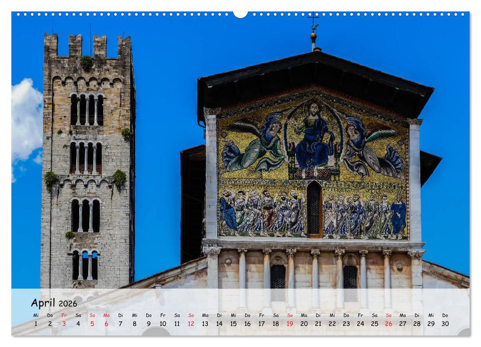 Bezauberndes Lucca (CALVENDO Premium Wandkalender 2026)
