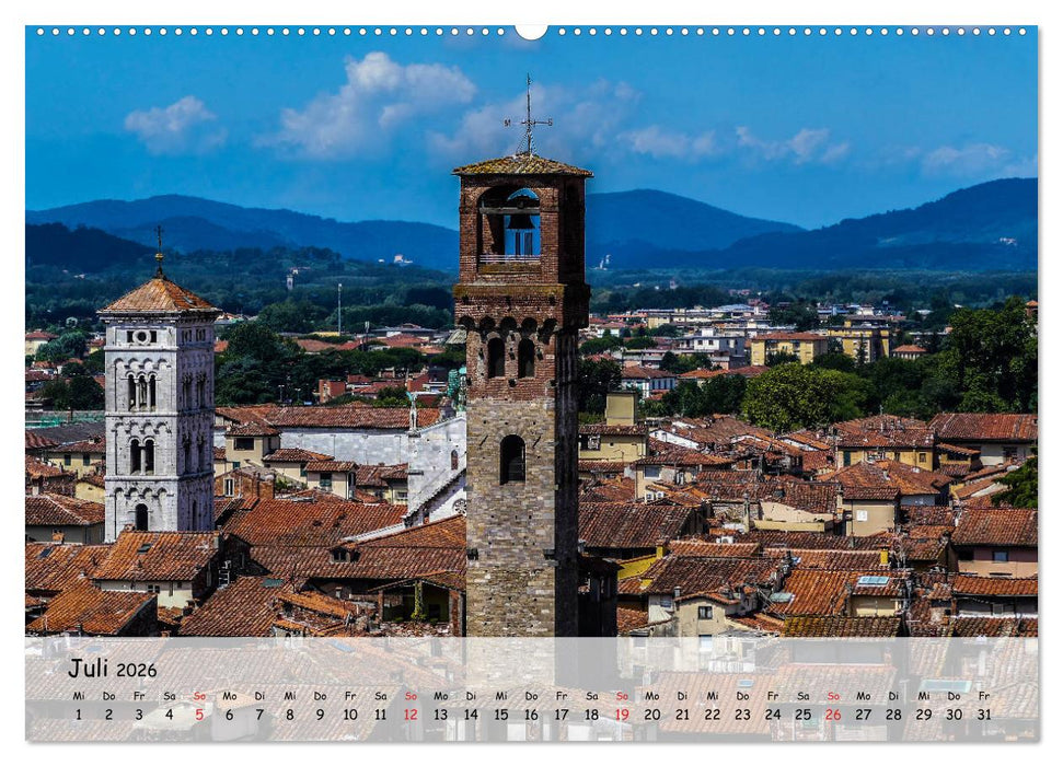 Bezauberndes Lucca (CALVENDO Premium Wandkalender 2026)