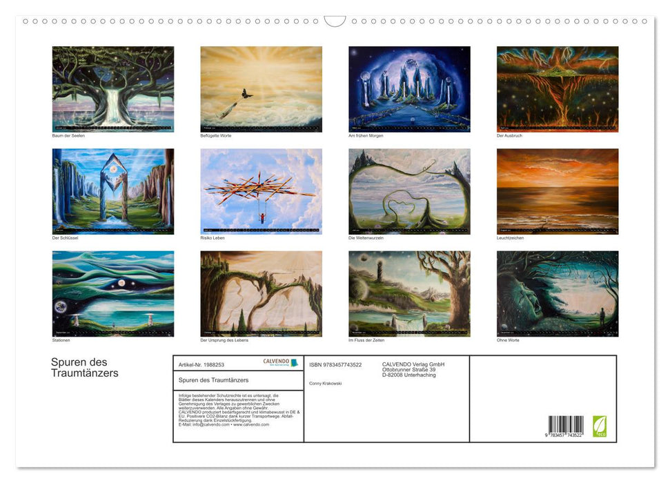 Spuren des Traumtänzers (CALVENDO Wandkalender 2026)