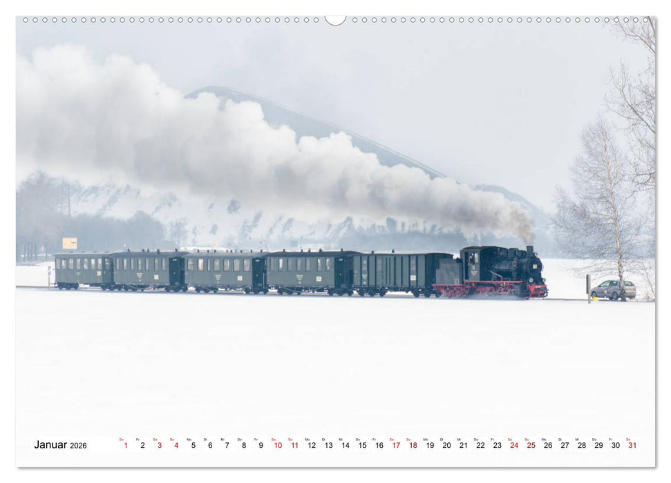 Mansfelder Bergwerksbahn (CALVENDO Wandkalender 2026)