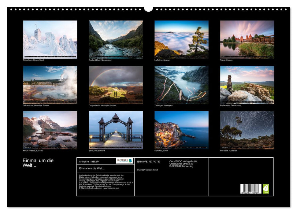 Einmal um die Welt... (CALVENDO Wandkalender 2026)