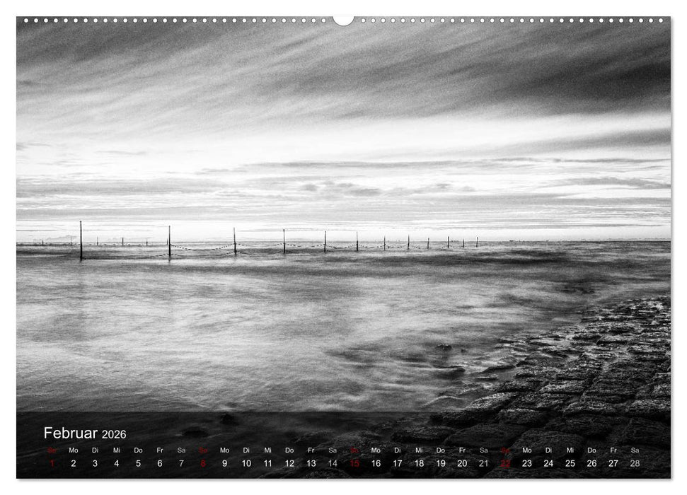Wangerooge Noir (CALVENDO Wandkalender 2026)