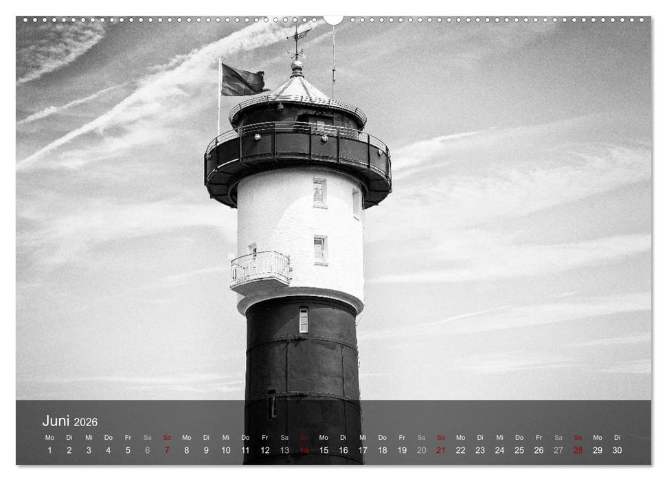 Wangerooge Noir (CALVENDO Wandkalender 2026)
