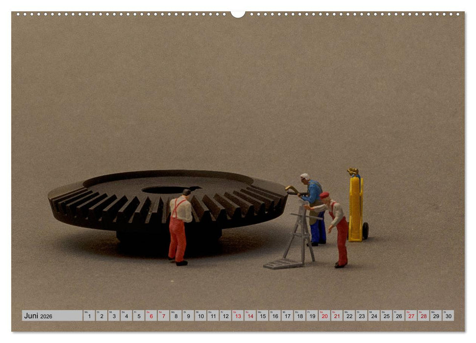 Miniaturwelten - Kleine Leute aus der Nachbarschaft (CALVENDO Premium Wandkalender 2026)