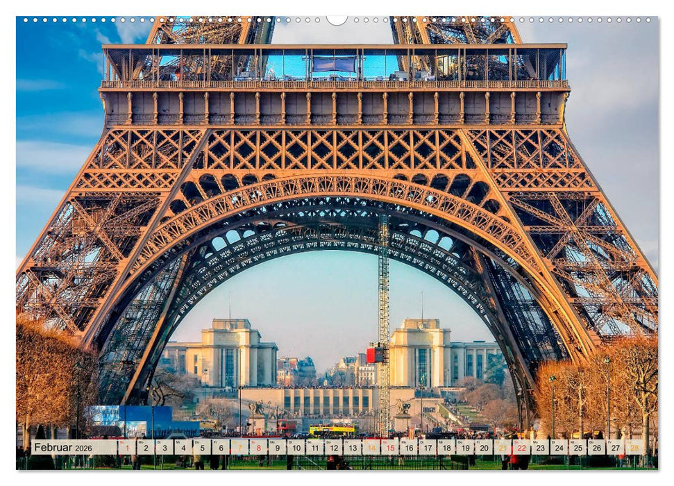 Die 12 meistbesuchten Städte in Europa (CALVENDO Premium Wandkalender 2026)