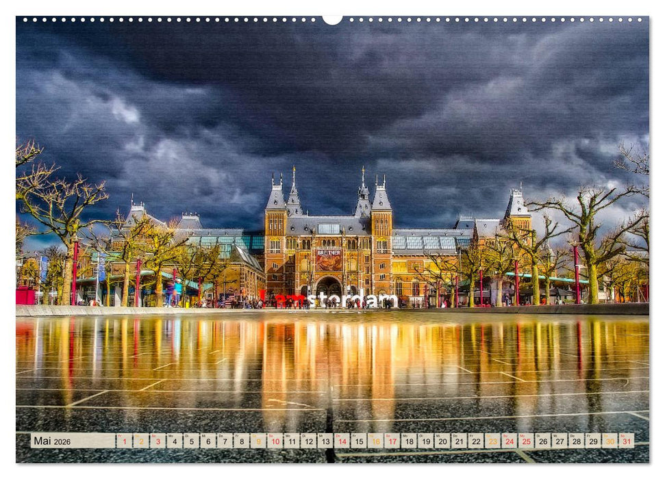 Die 12 meistbesuchten Städte in Europa (CALVENDO Premium Wandkalender 2026)