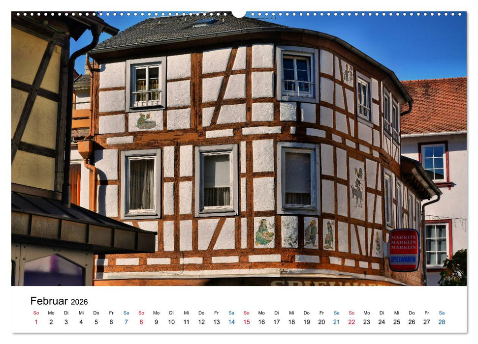 Michelstadt - Fachwerkromantik im Odenwald (CALVENDO Premium Wandkalender 2026)