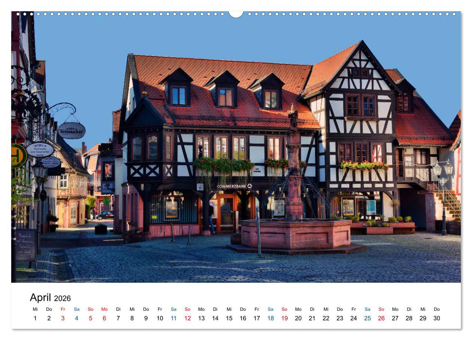 Michelstadt - Fachwerkromantik im Odenwald (CALVENDO Premium Wandkalender 2026)