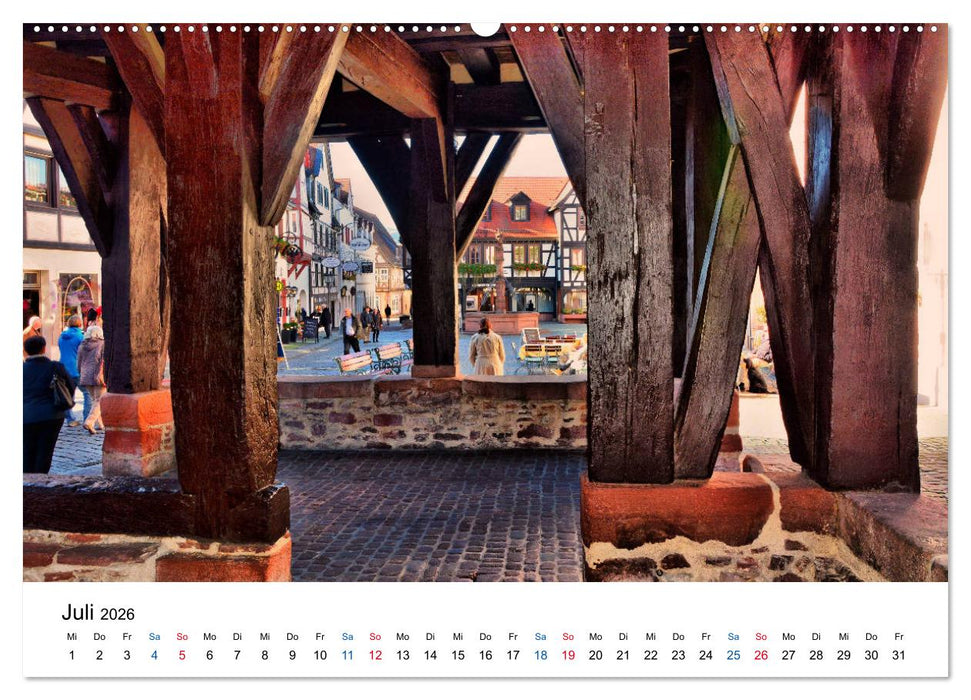 Michelstadt - Fachwerkromantik im Odenwald (CALVENDO Premium Wandkalender 2026)
