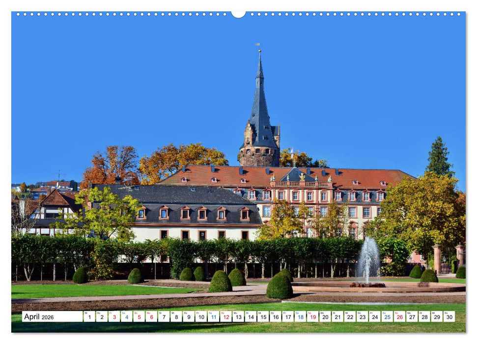 Erbach - Die Odenwälder Residenzstadt (CALVENDO Premium Wandkalender 2026)