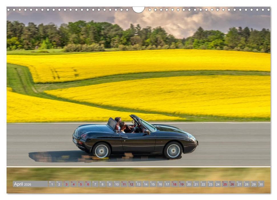 on the road Classic Cabrios (CALVENDO Wandkalender 2026)