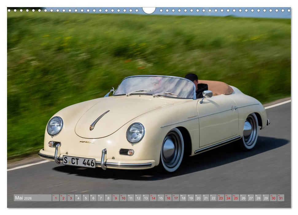 on the road Classic Cabrios (CALVENDO Wandkalender 2026)