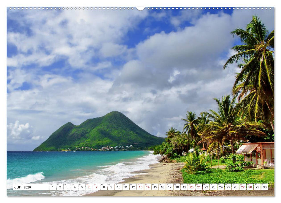 Martinique, die Traumstrände (CALVENDO Premium Wandkalender 2026)