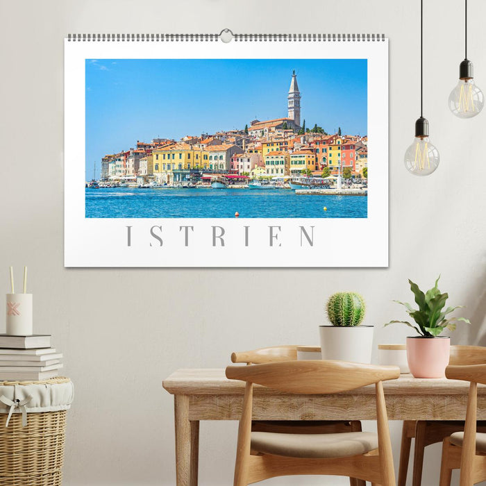 Istrien - Piran • Novigrad • Rovinj • Pula (CALVENDO Wandkalender 2026)