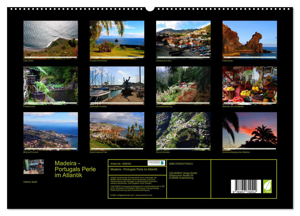 Madeira - Portugals Perle im Atlantik (CALVENDO Premium Wandkalender 2026)