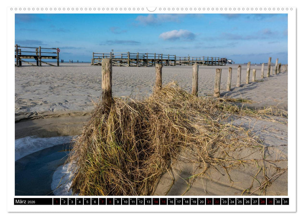 St. Peter-Ording - Natur pur (CALVENDO Premium Wandkalender 2026)