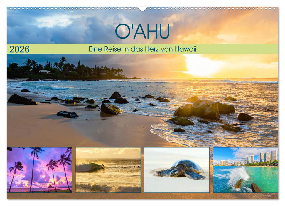 O'ahu - Eine Reise in das Herz von Hawaii (CALVENDO Wandkalender 2026)