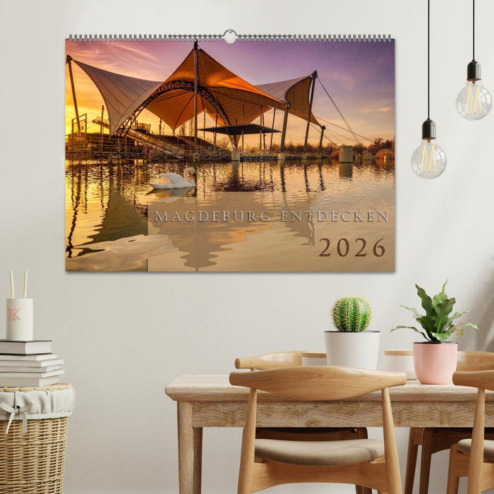 Magdeburg entdecken (CALVENDO Wandkalender 2026)