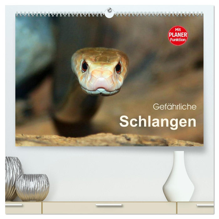 Gefährliche Schlangen (CALVENDO Premium Wandkalender 2026)