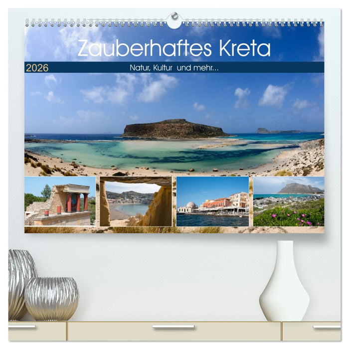 Zauberhaftes Kreta (CALVENDO Premium Wandkalender 2026)