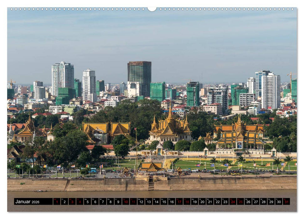 Asiens Hauptstädte (CALVENDO Premium Wandkalender 2026)