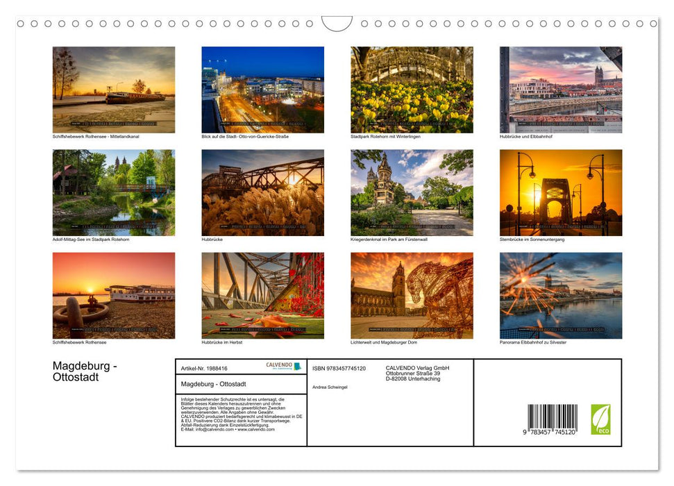 Magdeburg - Ottostadt (CALVENDO Wandkalender 2026)