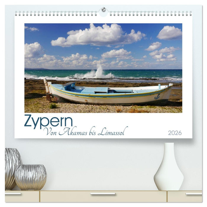 Zypern. Von Akamas bis Limassol (CALVENDO Premium Wandkalender 2026)