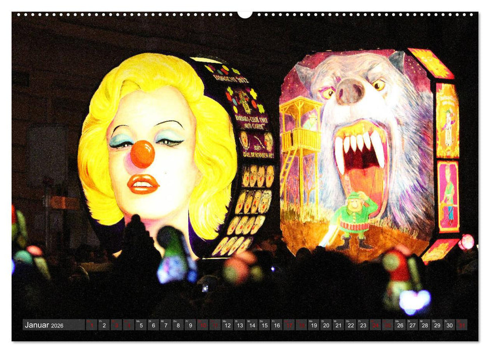 Basels Fasnacht (CALVENDO Premium Wandkalender 2026)