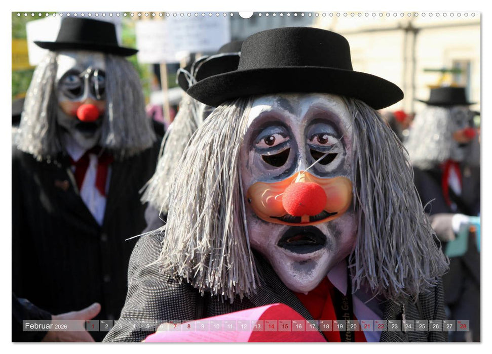Basels Fasnacht (CALVENDO Premium Wandkalender 2026)