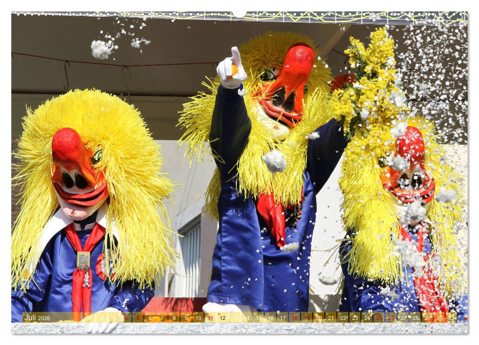 Basels Fasnacht (CALVENDO Premium Wandkalender 2026)