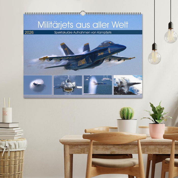 Militärjets aus aller Welt (CALVENDO Wandkalender 2026)