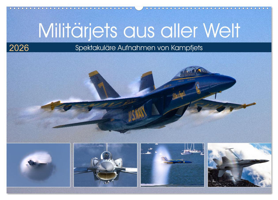 Militärjets aus aller Welt (CALVENDO Wandkalender 2026)
