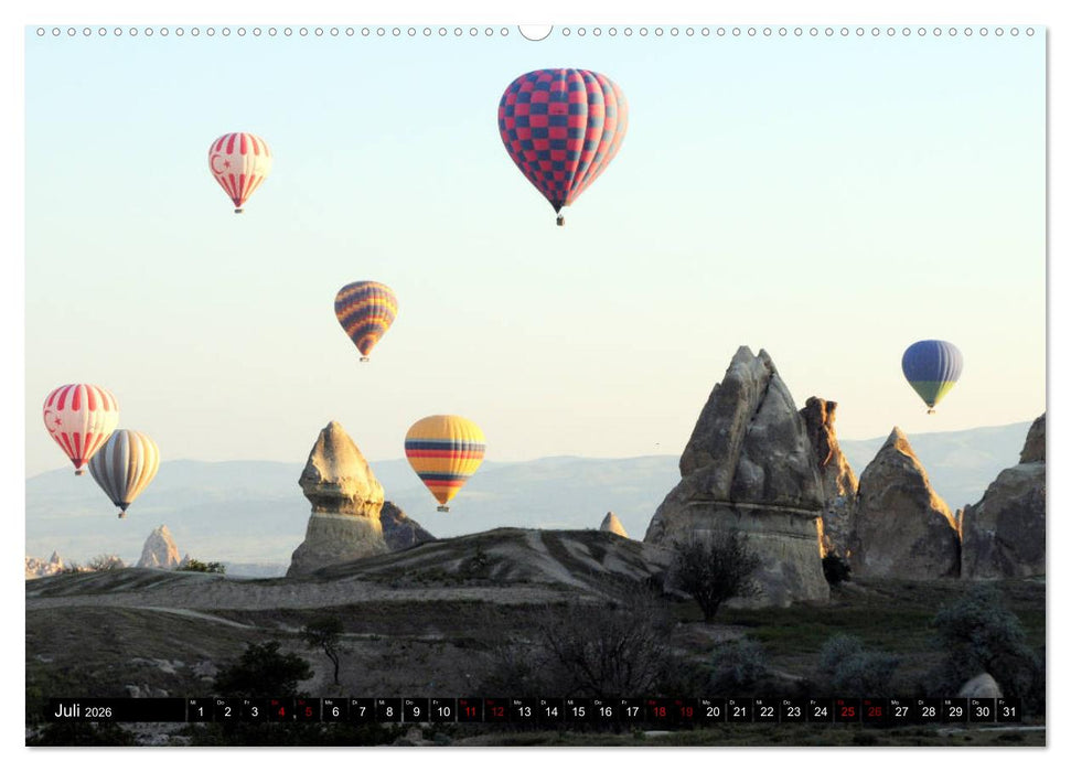 Ballonfahrt - Faszination und Abenteuer (CALVENDO Premium Wandkalender 2026)