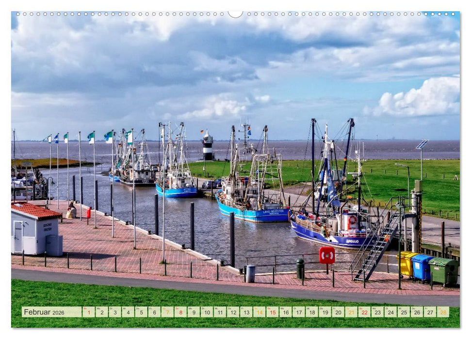 Maritime Augenblicke - Fischkutter (CALVENDO Premium Wandkalender 2026)