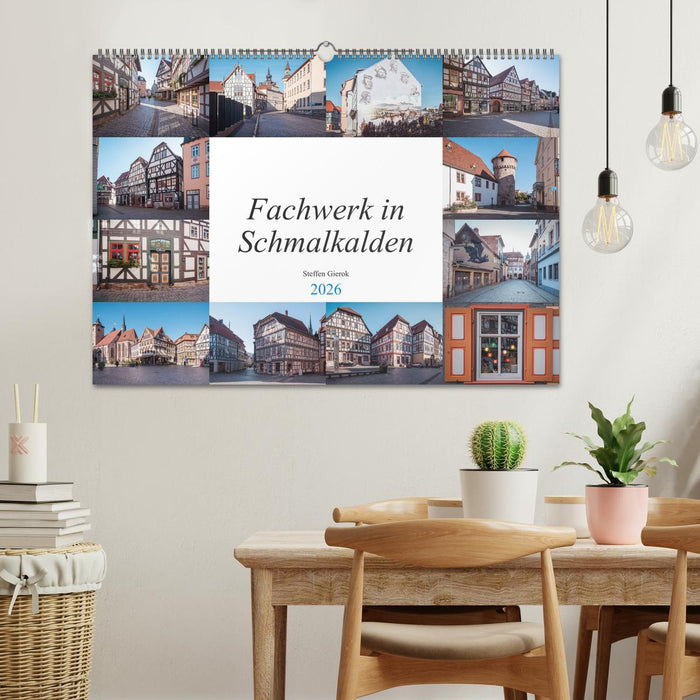 Fachwerk in Schmalkalden (CALVENDO Wandkalender 2026)