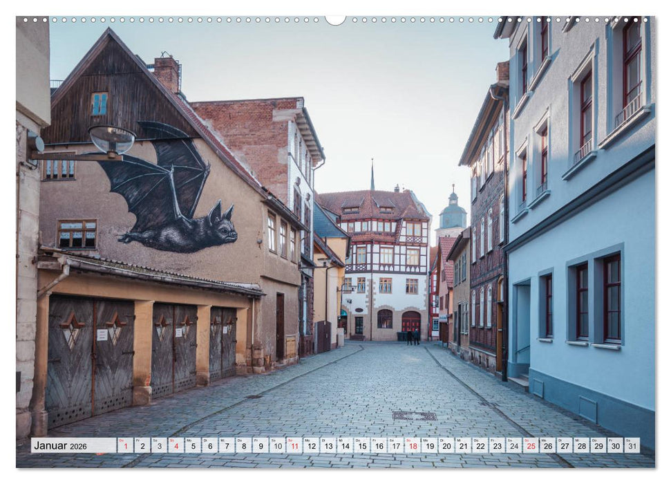 Fachwerk in Schmalkalden (CALVENDO Wandkalender 2026)