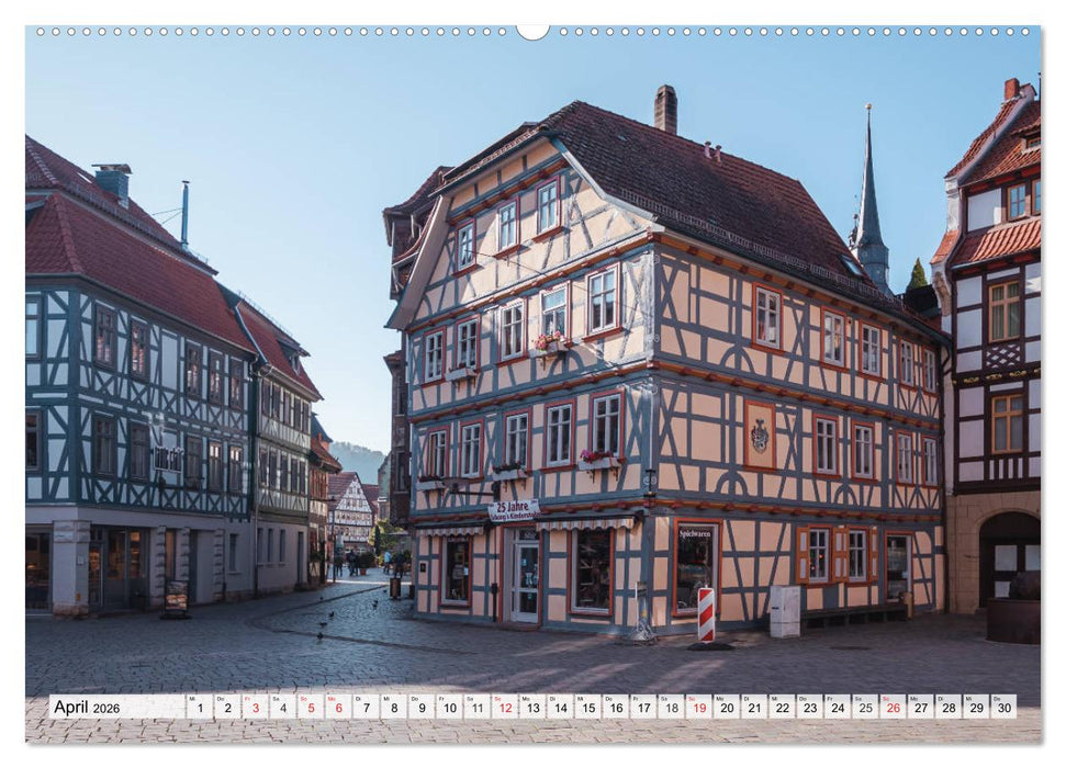 Fachwerk in Schmalkalden (CALVENDO Wandkalender 2026)